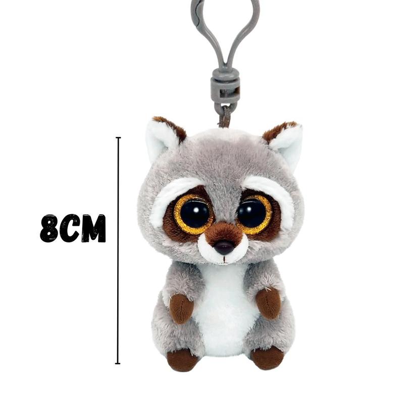 Chaveiro Pelúcia Ty Beanie Boos Guaxinim Oakie Toyng - Pelúcia
